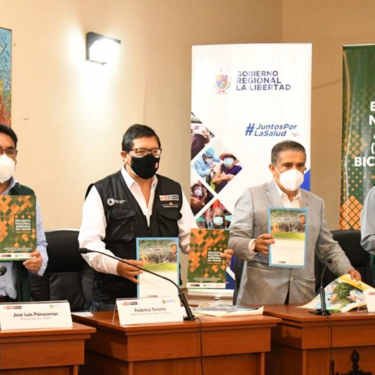 Ministro Federico Tenorio pone en marcha primera Encuesta Nacional Agraria con tecnología de punta